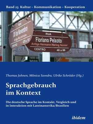 cover image of Sprachgebrauch im Kontext